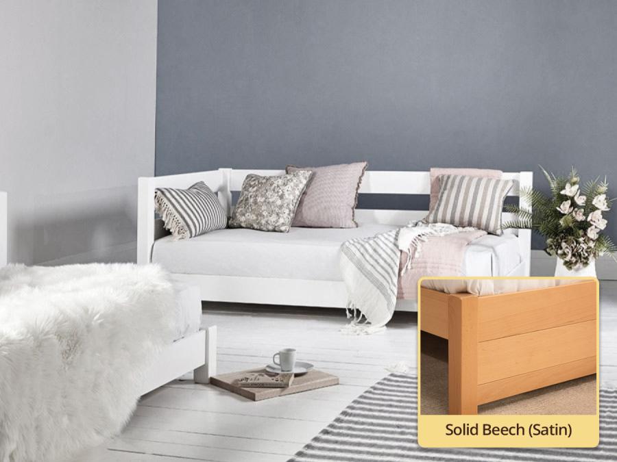 Solid Beech (Satin) modern ohio day bed