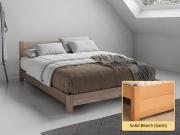 low tokyo bed Solid Beech (Satin)