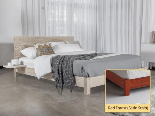 Low Kensington Bed red