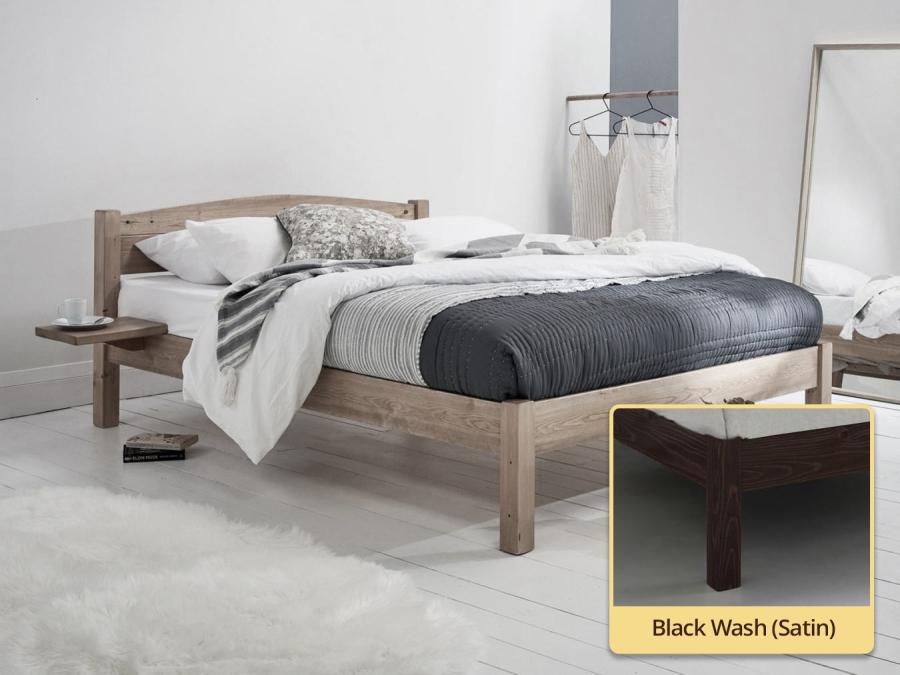 classic bed black wash