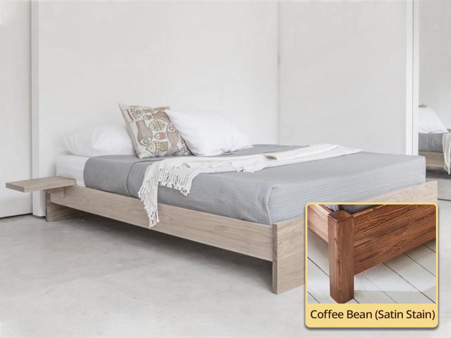 Enkel Bed (No Headboard) coffee bean