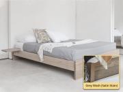 Enkel Bed (No Headboard) grey wash