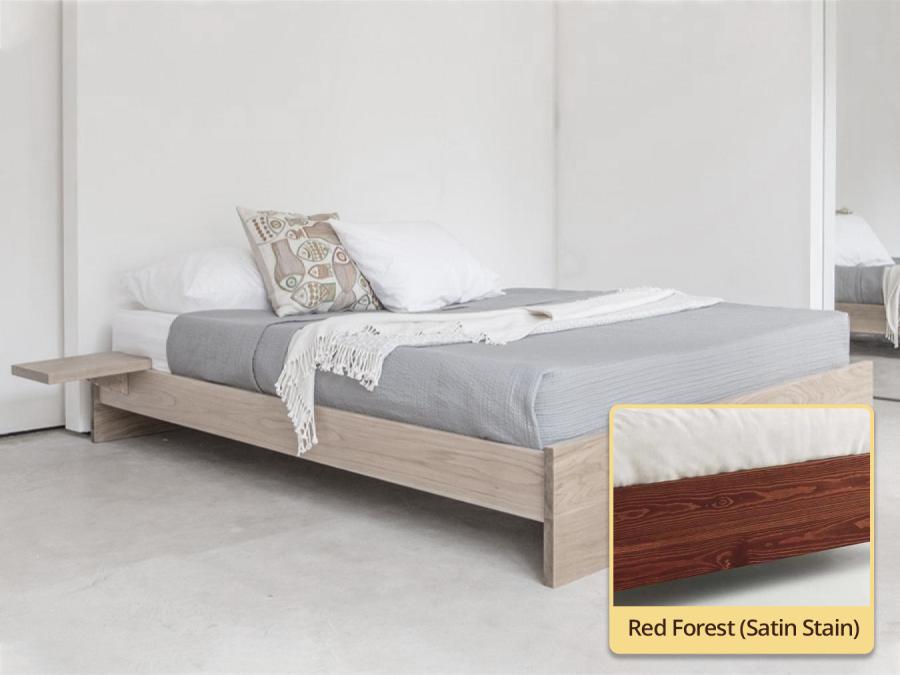 Enkel Bed (No Headboard) red forest