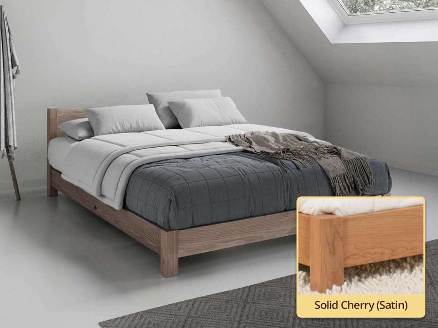 Low Oriental Bed (Space Saver) solid cherry