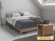 Low Oriental Bed (Space Saver) Solid Sapele