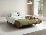 solid oak platform bed floating design by get laid beds