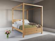 four poster bed summer design honey finish by get laid beds