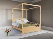 four poster bed summer natural untreated