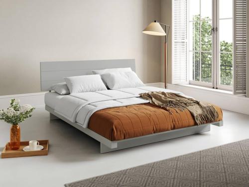 grey japanese low bed fuji design by get laid beds
