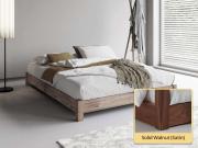 Low Platform Bed (No Headboard) solid walnut