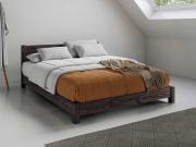 wooden low tokyo bed in black