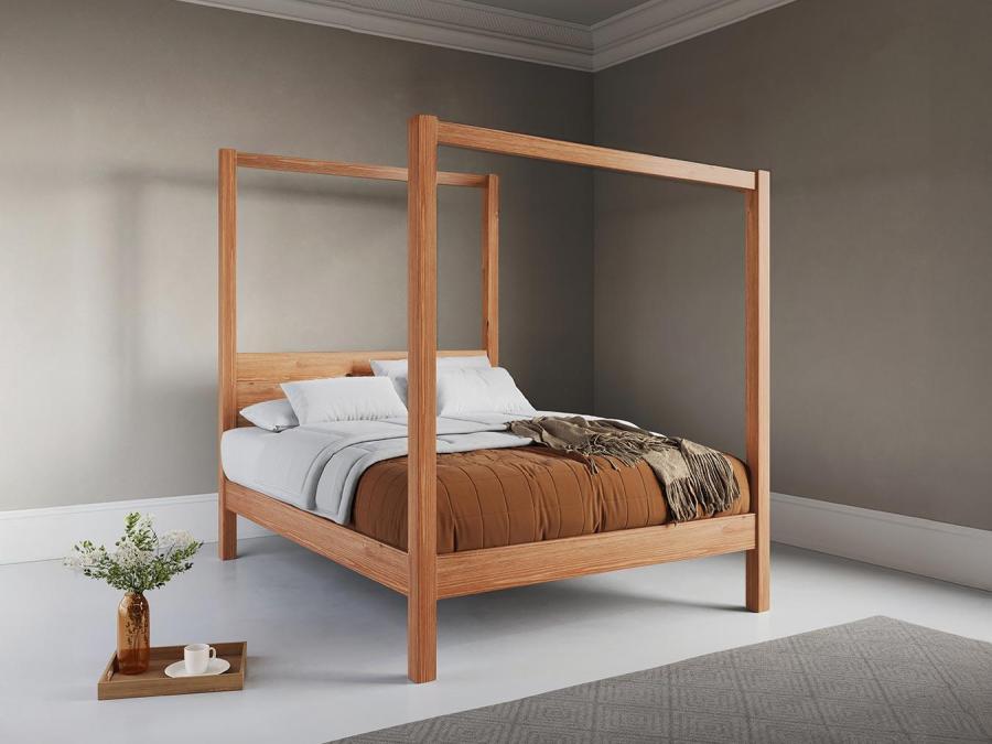 cinnamon colour new forest four poster bed frame by get laid beds