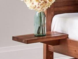 adjustable floating shelf solid wood