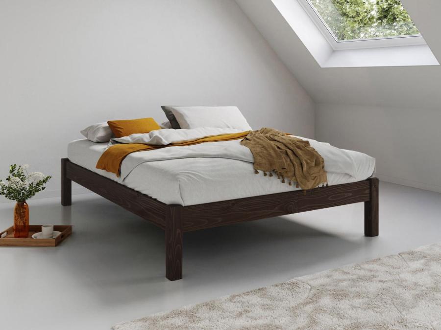 black platform bed by get laid beds