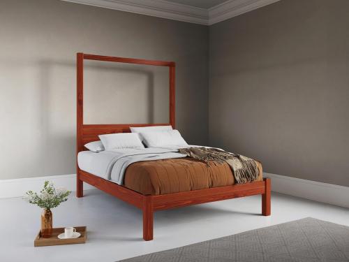 red forest four poster platform bed frame