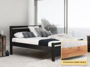 wooden cambridge bed frame cinnamon finish solid pine by get laid beds