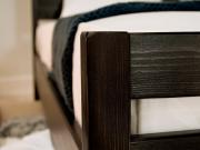 cambridge black wooden bed leg