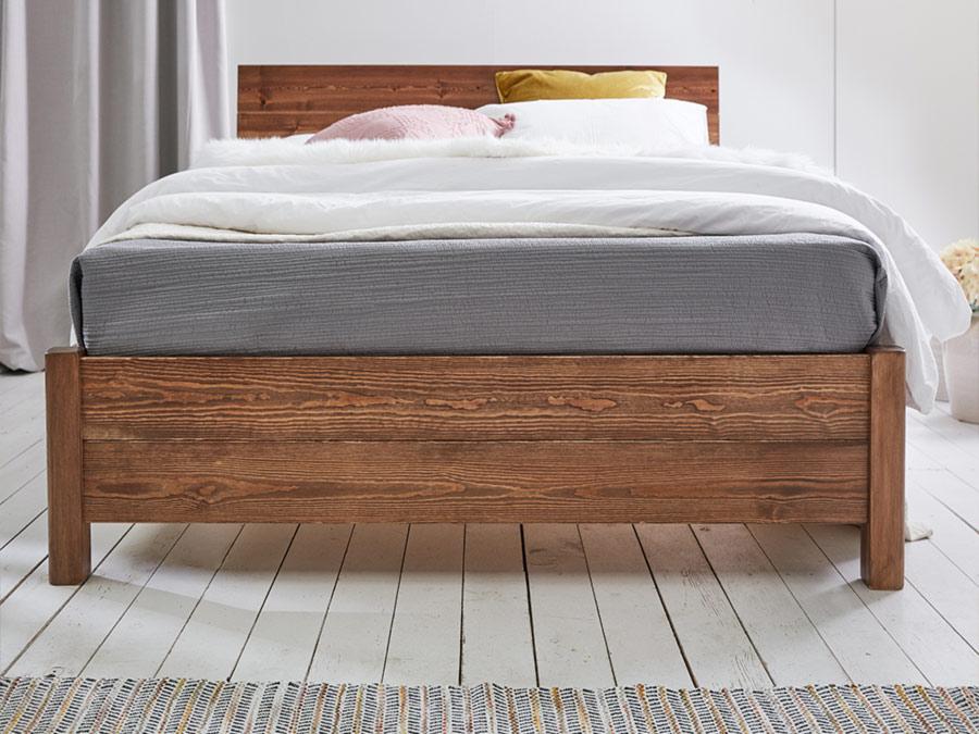 wood bed chelsea design by get laid beds front view