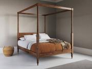 four poster wooden bed coffee bean colour by get laid beds