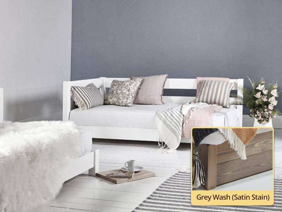 grey wash modern ohio day bed by get laid beds