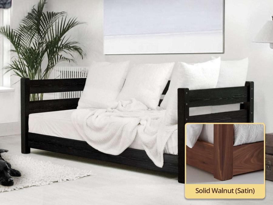 solid walnut day bed by get laid beds