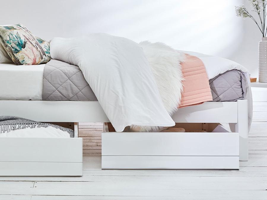 white underbed storage boxes
