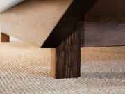 floating bed frame leg design