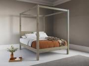 four poster bed classic in grey wash by get laid beds