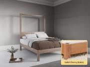 solid cherry four poster platform bed frame