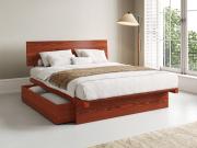 japanese red storage bed