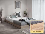 solid ash low platform enkel bed by get laid beds