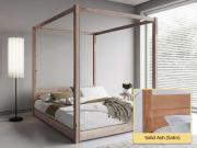 solid ash four poster bed frame by get laid beds