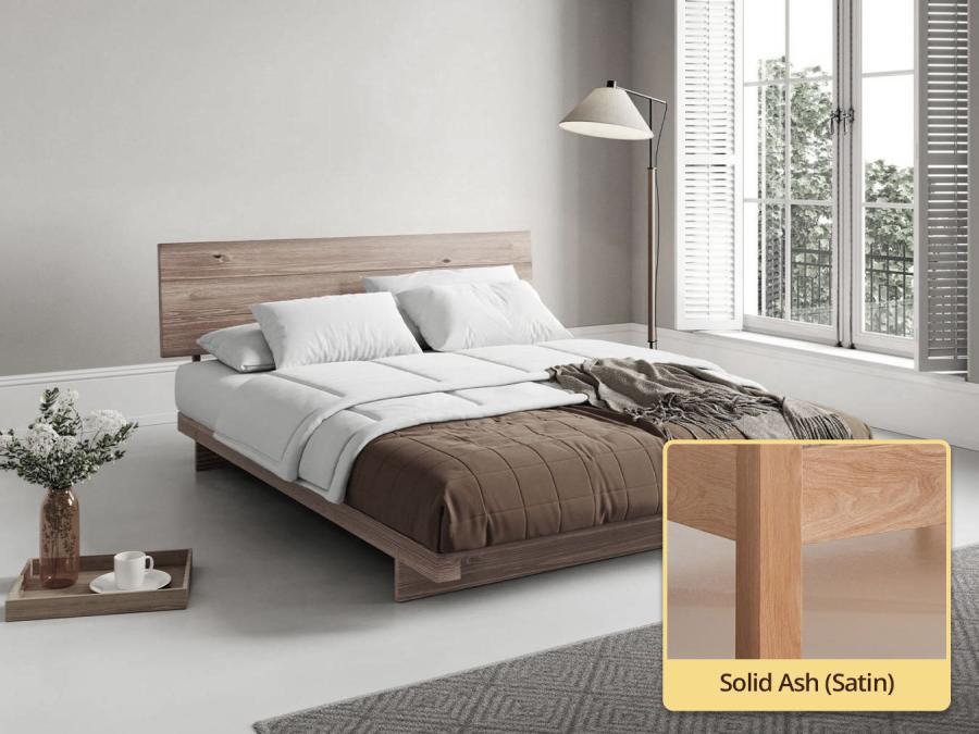 solid ash low attic bed by get laid beds