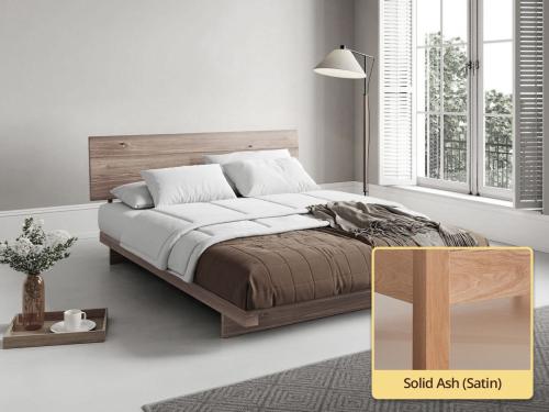 solid ash low attic bed by get laid beds
