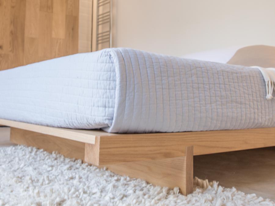 low fuji attic bed frame rail view