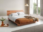 cinnamon finish low bed frame attic bed japanese bed frame fuji design
