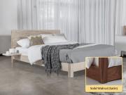 solid walnut low platform bed kensington design by get laid beds