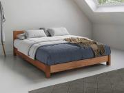 low oriental space saver solid oak bed frame