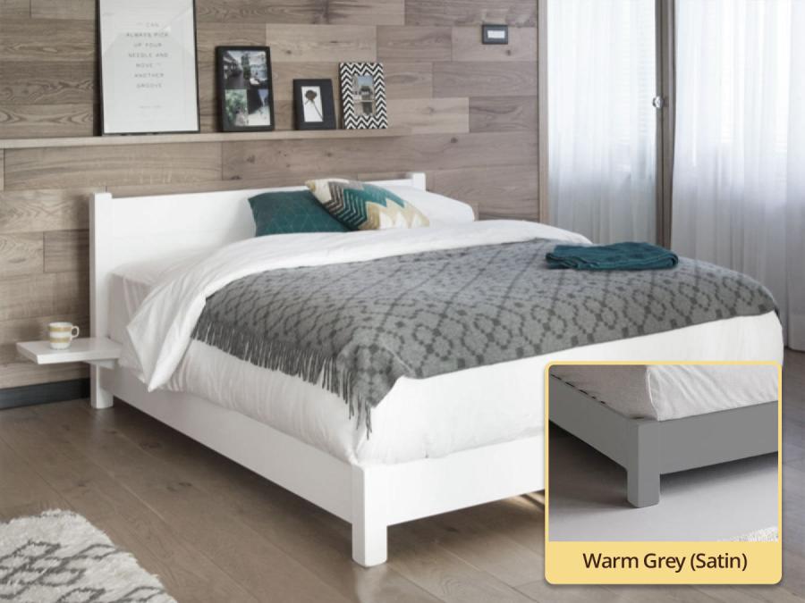 grey low tokyo bed frame japanese space saver design by get laid beds