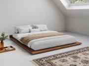 solid oak low modern attic bed