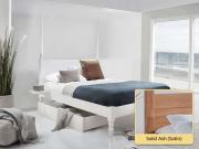 solid ash four poster platform bed by get laid beds