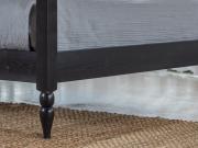 black wooden four poster leg design
