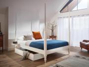 white 4 poster bed frame moroccan design by get laid beds