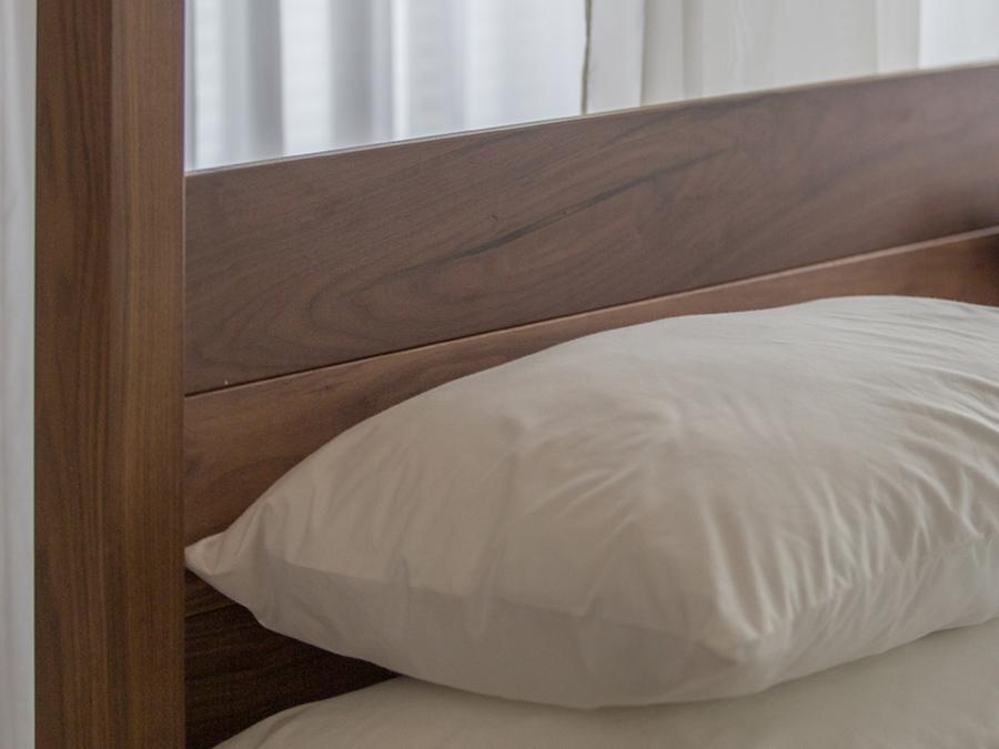 four poster canopy wood bed frame  headboard