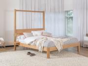 solid oak four poster platform bed frame by get laid beds