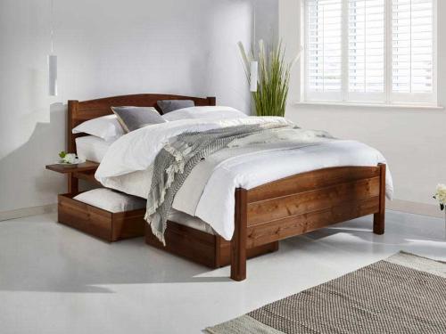 traditional wooden country bed frame by get laid beds