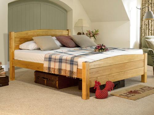 storage bed traditional country bed frame barn background
